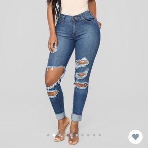 “Beach bum” jeans